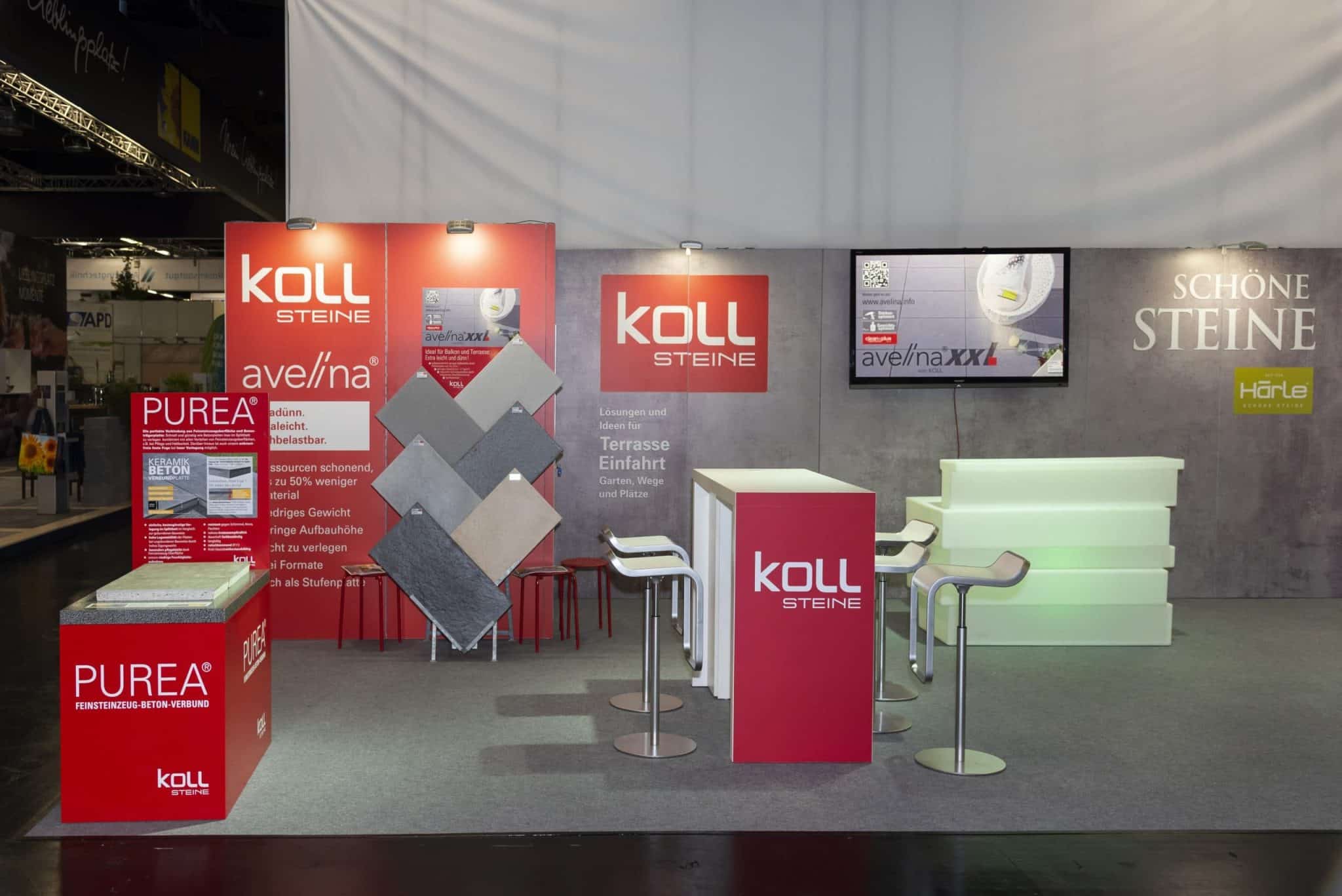Messebau Nürnberg: Beratungsgespräche am KOLL-Stand auf der Galabau