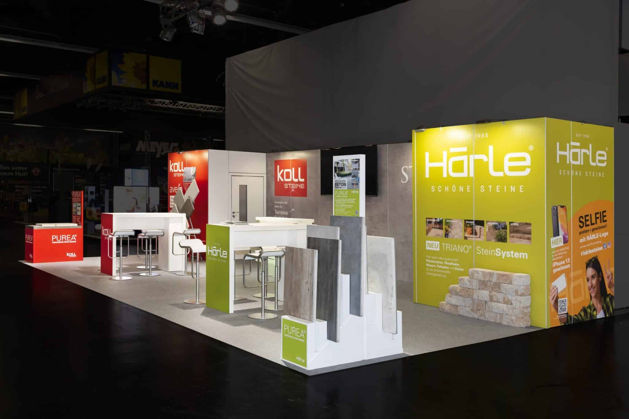 Messebau Nürnberg: Ansprechender Messestand von KOLL auf der Galabau