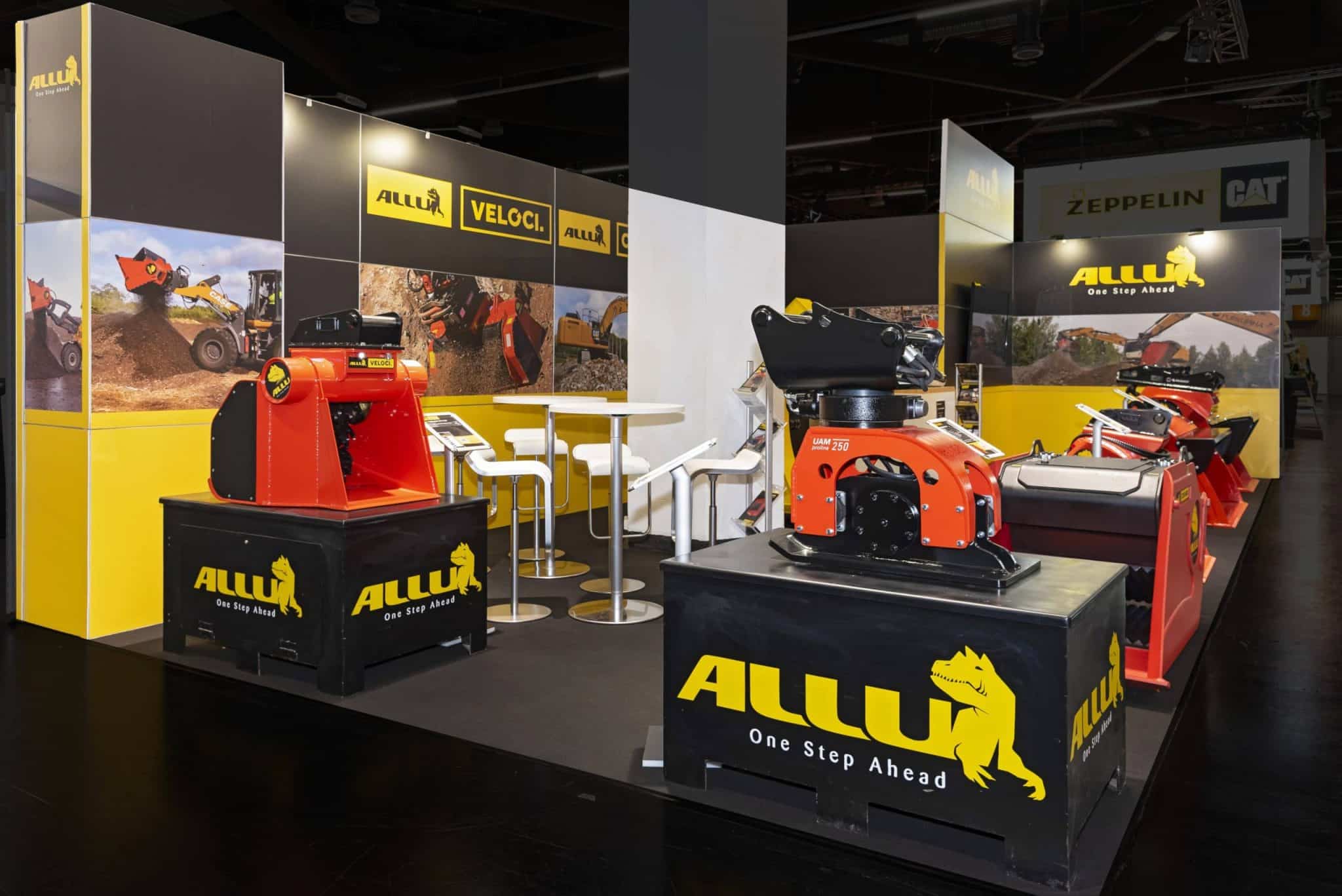 Beeindruckender Messestand von Allu Deutschland auf der Galabau für Messebau Nürnberg