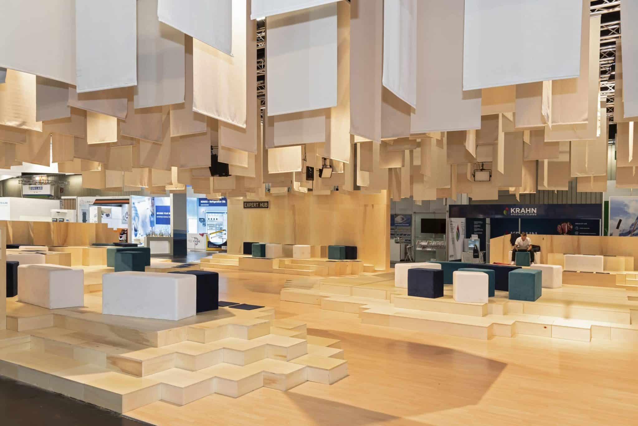 Güntner Produktpräsentation auf großem Messebau Chillventa Nürnberg