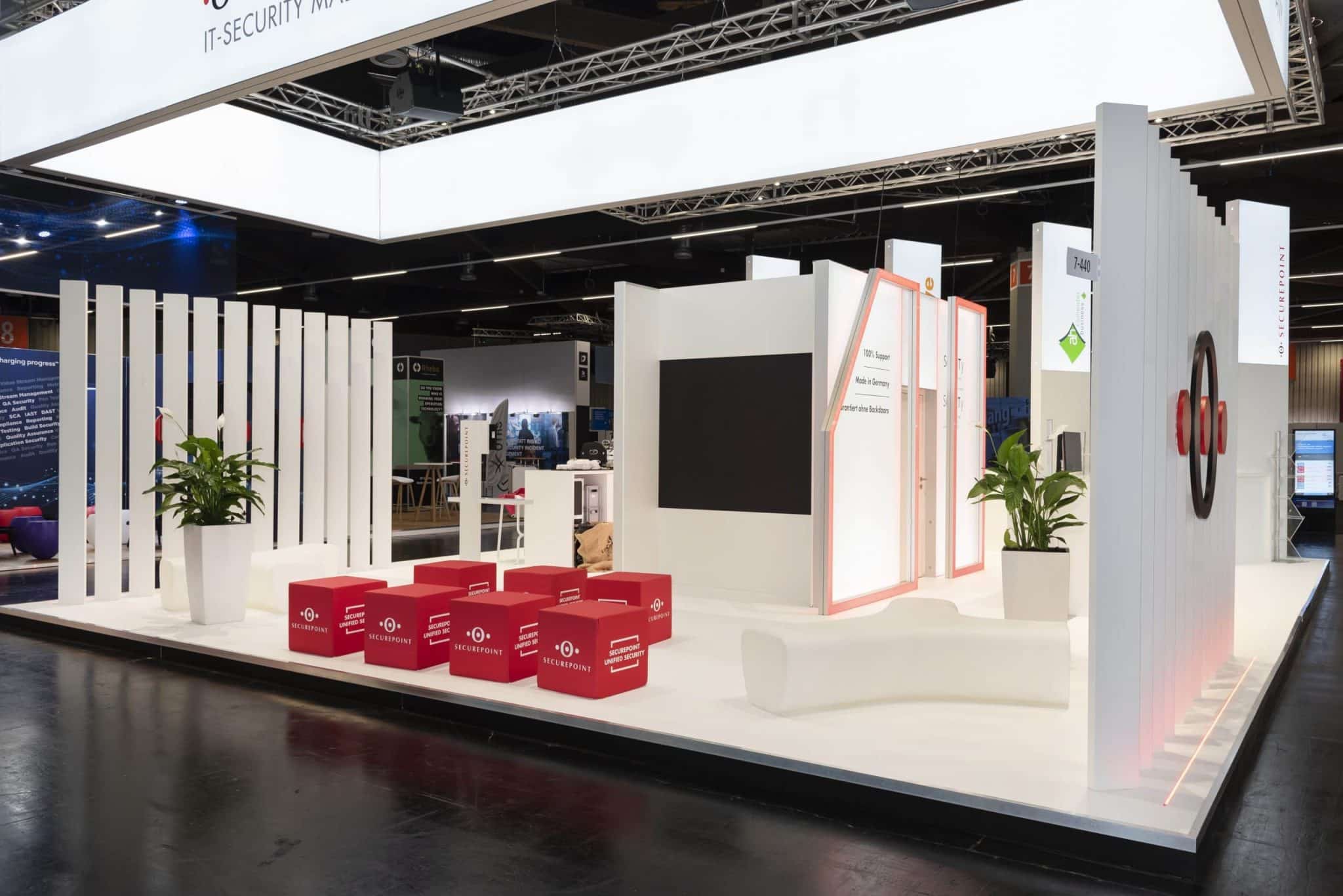 Hochwertige Securepoint Produktlösungen auf Messebau it-sa Nürnberg