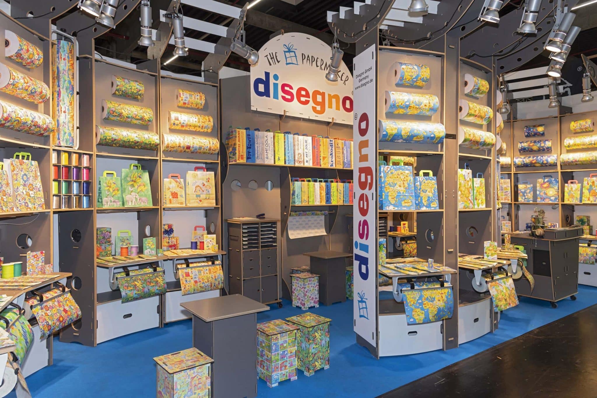 Hochwertige und ansprechende Ausstattung des Messestands auf der Spielwarenmesse für Messebau Nürnberg