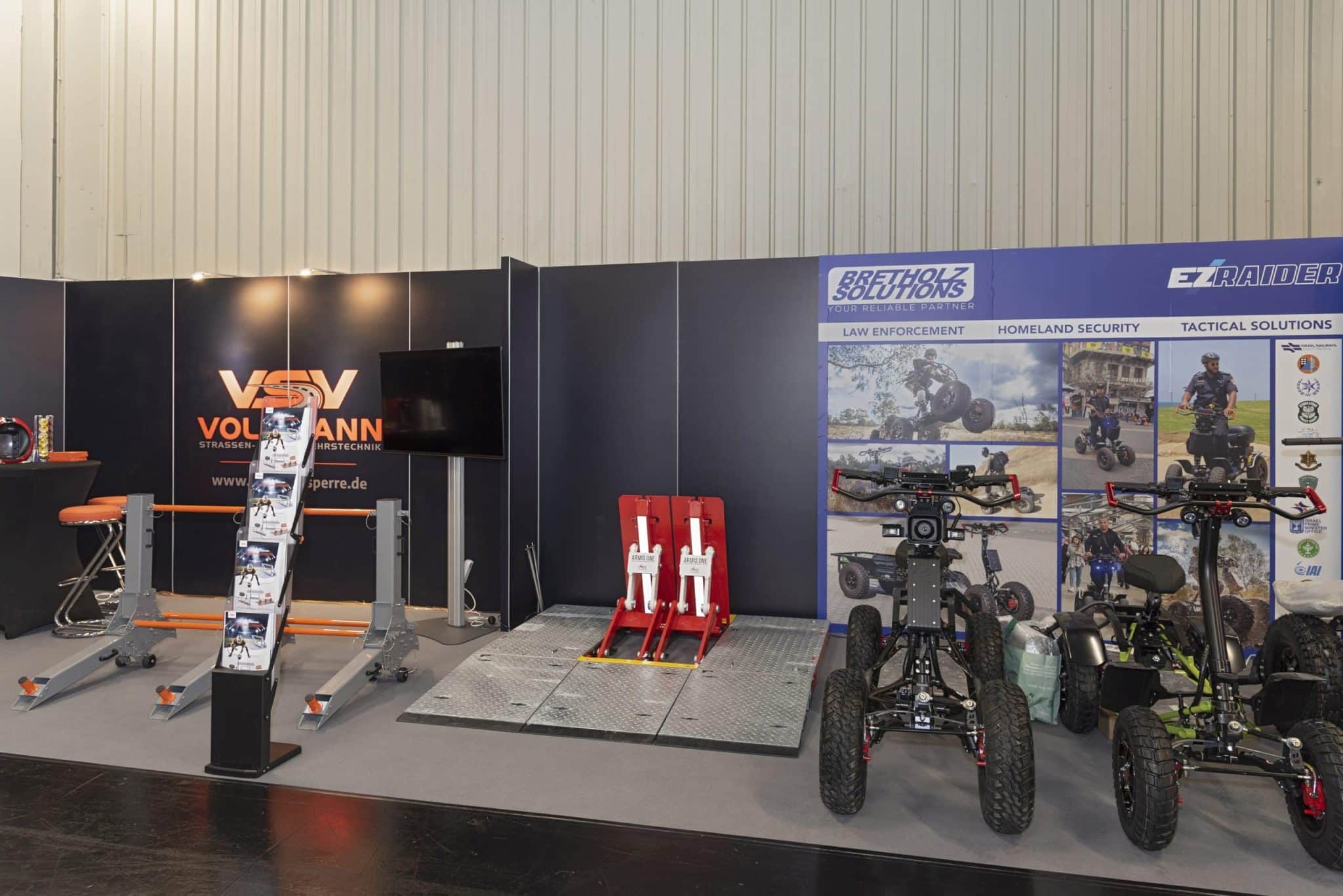 Sorgfältiger und professioneller Aufbau des Messestands auf der Enforcetac für Messebau Nürnberg