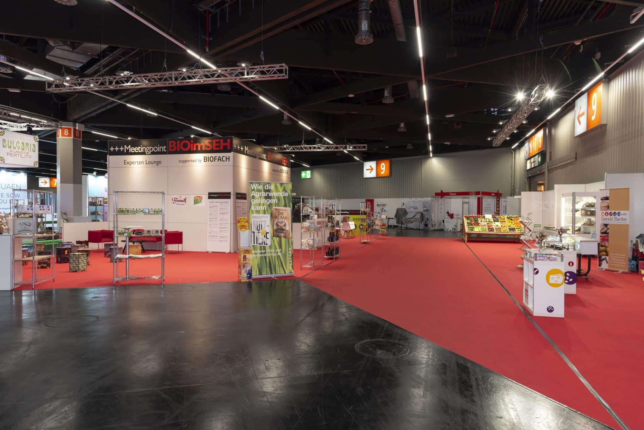 Messebau Nürnberg – Messestand Meetingpoint BIOimSEH Halle 9 BioFach