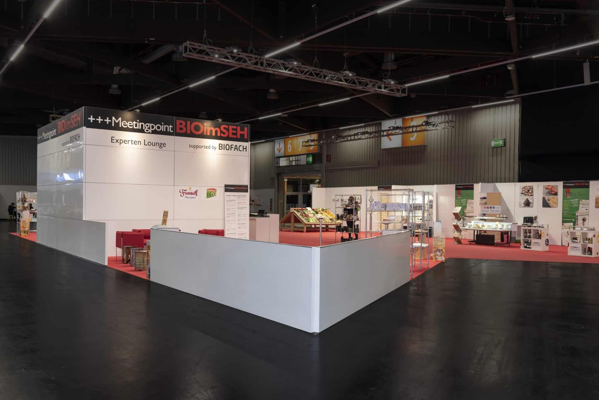 Messebau Nürnberg – Meetingpoint BIOimSEH auf der BioFach Messe