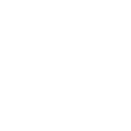 Ein einfaches weißes Symbol eines Bleistifts, der auf ein Dokument schreibt.